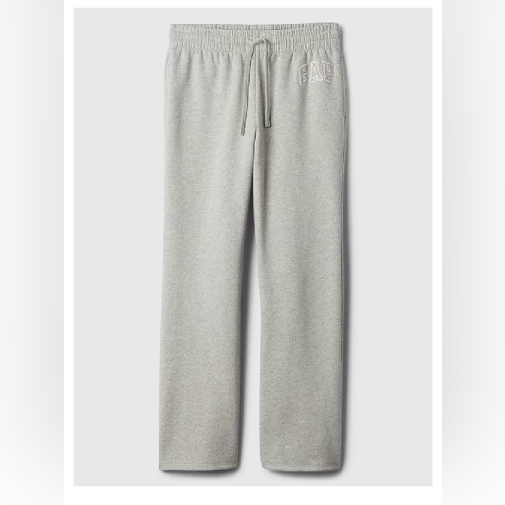 GAP Women's Heather Gray Track Pants, M Tall